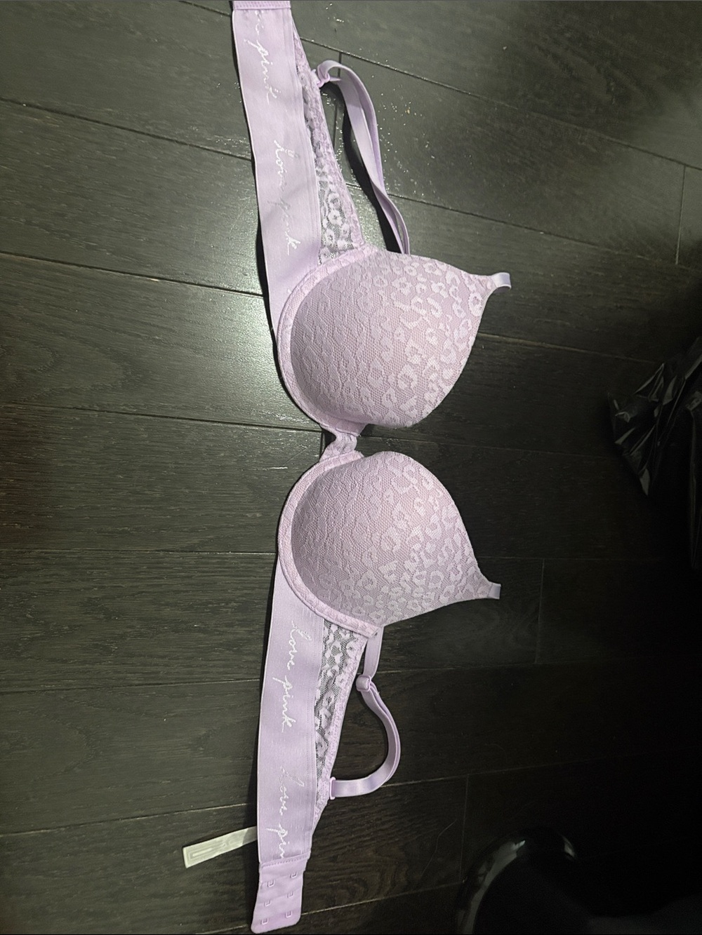 Victoria's Secret Lavender Lace Push-Up Bra
